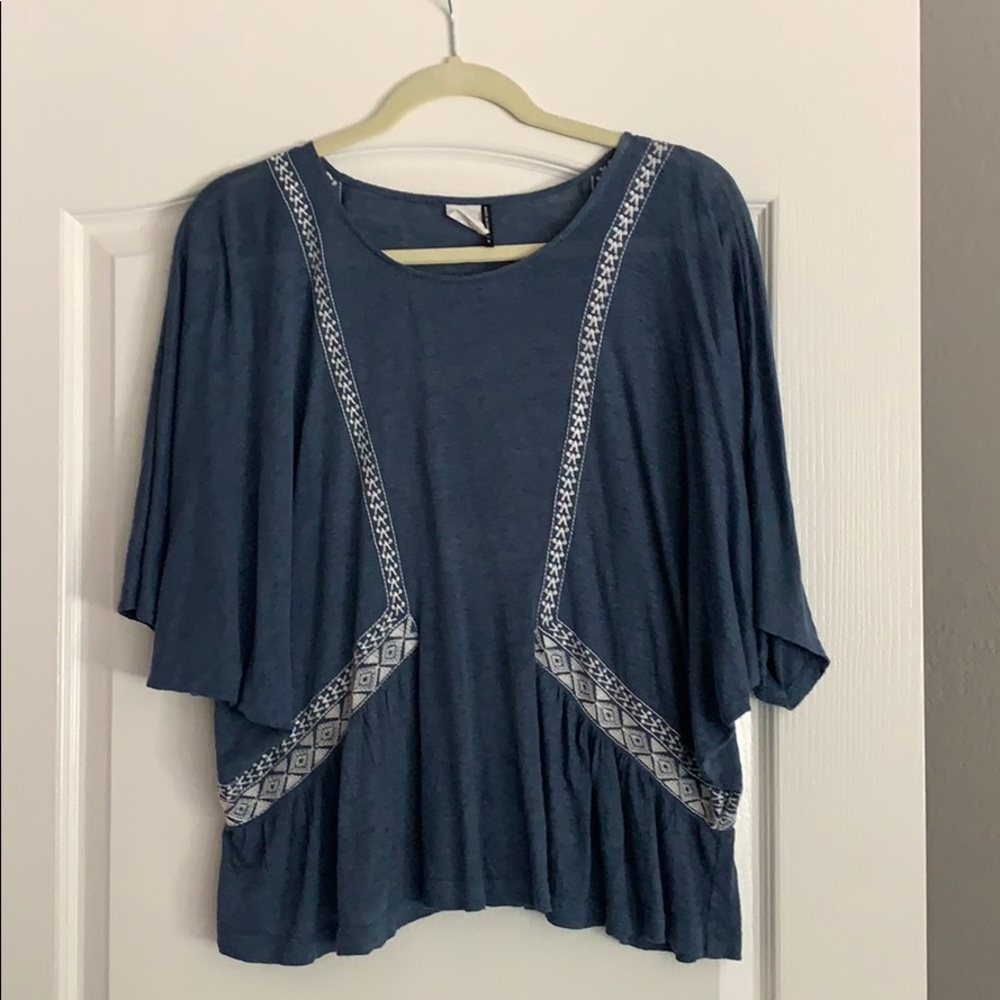Jersey material top from Anthropology